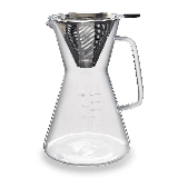 London Sip Glass Pour Over Carafe With Reusable Filter