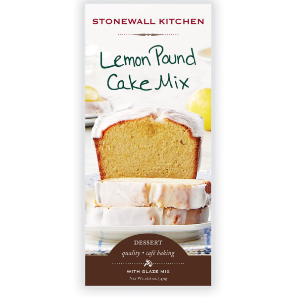 Stonewall Kitchen Lemon Pound Cake Mix With Glaze Mix 553916