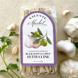 Valente Pasta Black Olive And Garlic Fettuccine