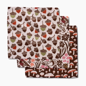 Geometry Fall Abundance Dishcloth Set