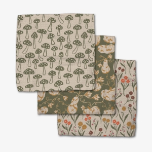 Geometry Woodland Trail Dishcloth Set