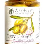 Ariston Specialties Ariston Green Olives Stuffed Garlic 13.40oz