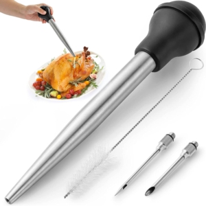 Zulay Kitchen Zulay Kitchen Stainless Steel Turkey Baster For Cooking