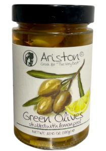 Ariston Specialties Ariston Green Olives Stuffed With Lemon Peel