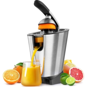 Zulay Kitchen Powerful Electric Orange Juicer Squeezer