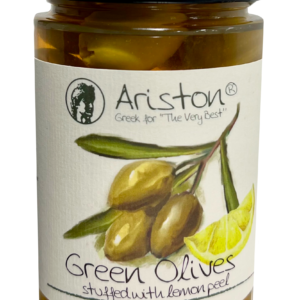 Ariston Specialties Ariston Green Olives Stuffed With Lemon Peel