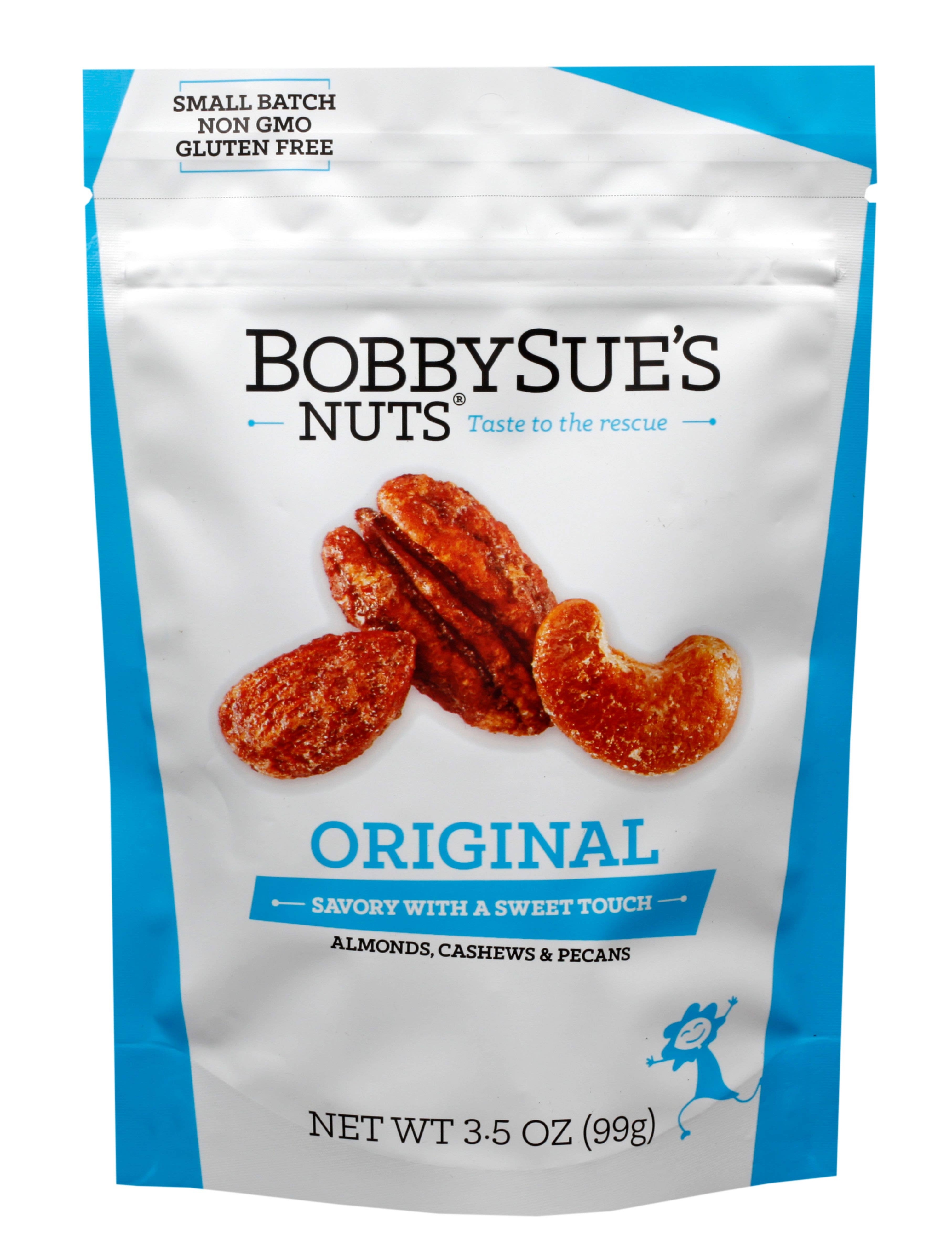 Bobbysue's Nuts Original Nuts 3.5oz Bag