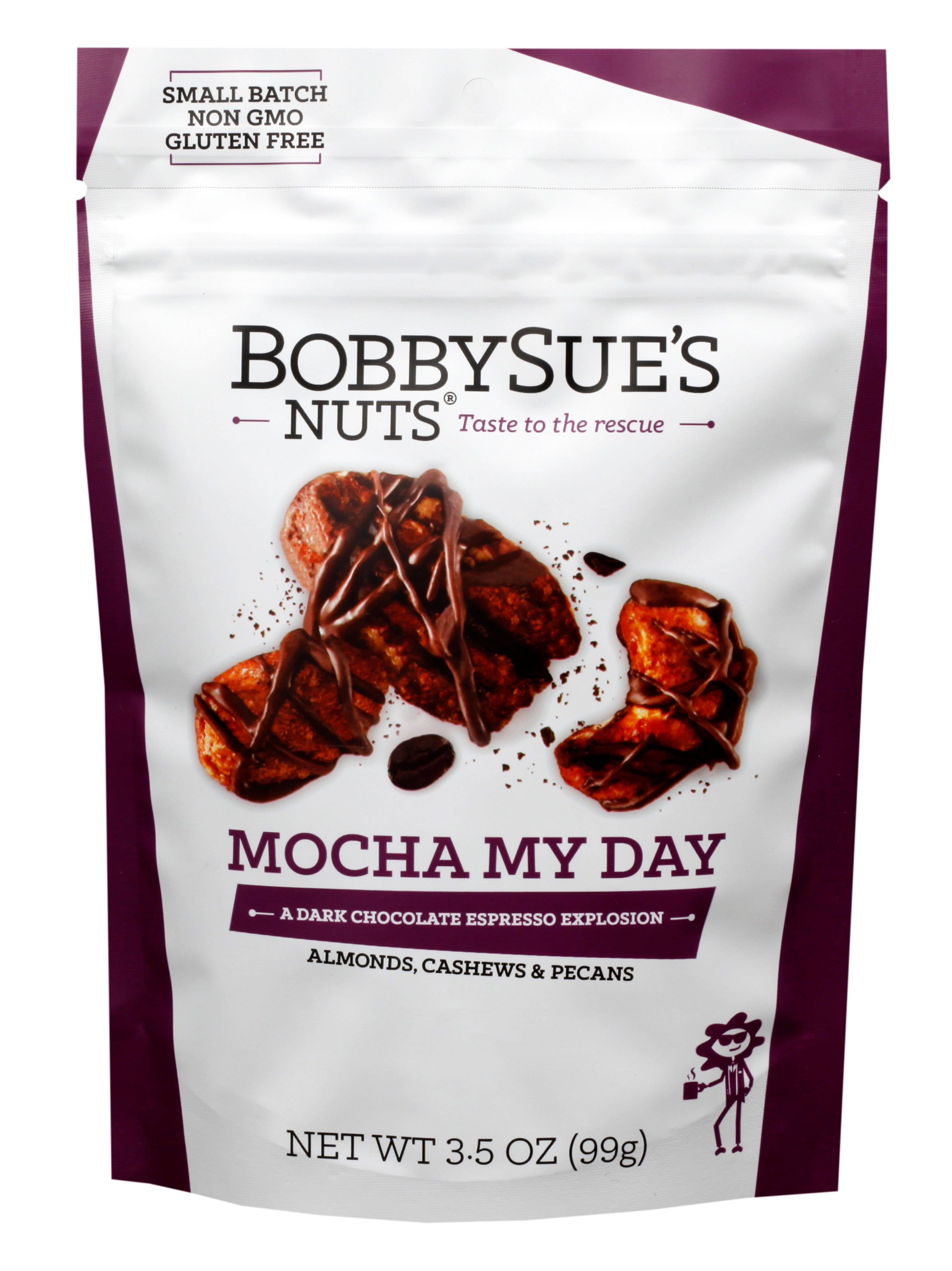 Bobbysue's Nuts Mocha My Day 3.5oz Bag