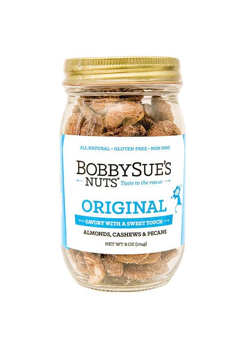 Bobbysue's Nuts Original Nuts 8oz Jar