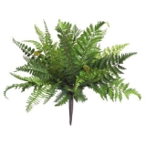 Springtime Artificial Wispy Mixed Fern Bush 17"