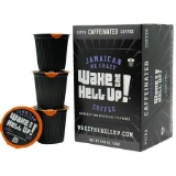 Wake The Hell Up! Jamaican Me Crazy® Flavored Single Serve Capsules Ultra Caffeinated Coffee For K Cup Compatible Brewers