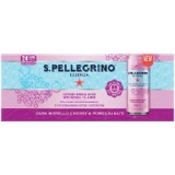 S.pellegrino Essenza Dark Morello Cherry Pomegranate Flavored Mineral Water With Natural Co2 Added