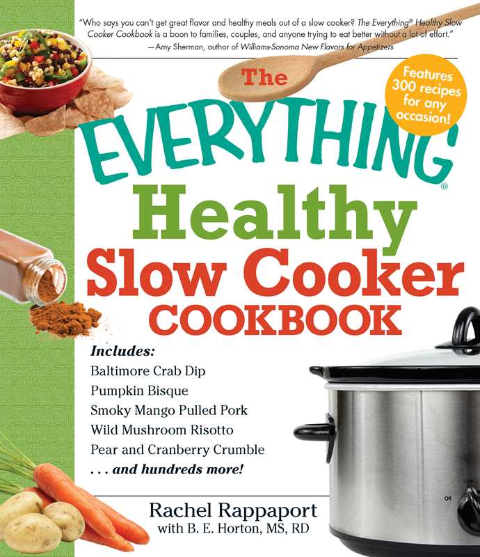 Simon & Schuster Everything Healthy Slow Cooker Cookbook By Rachel Rappaport