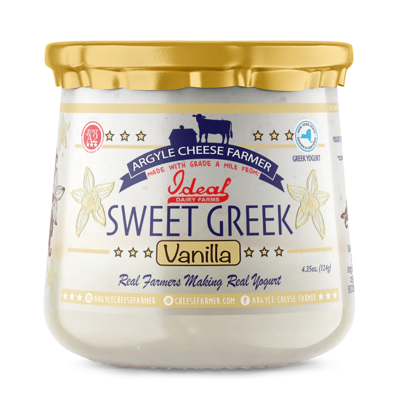 Argyle Cheese Farmer Greek Yogurt, Vanilla