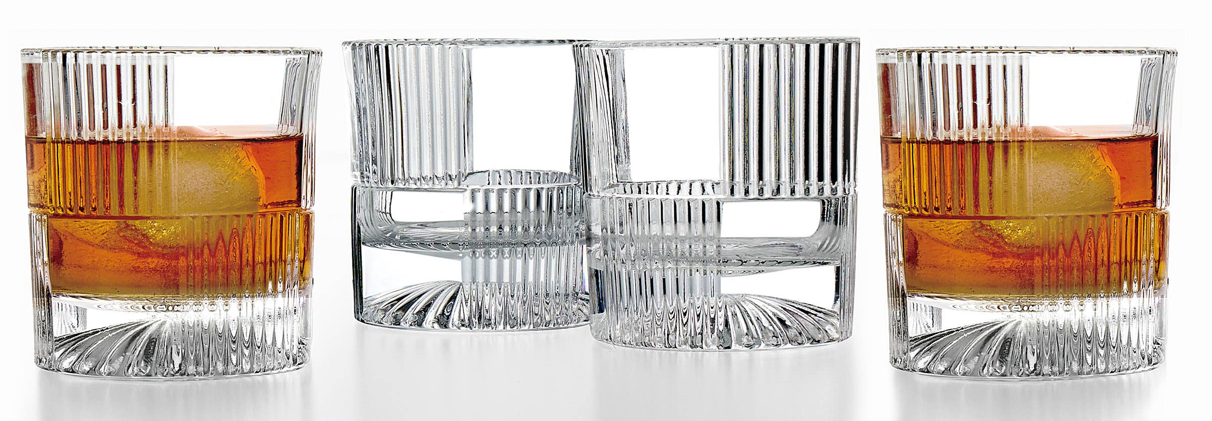 Godinger Set Of Four Scatola Dof Glasses