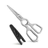 Cangshan 1021233 D Shape Forged Stainless Steel Shears Satin Finish