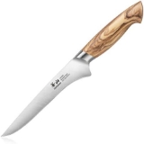 Cangshan Oliv Series 6 Inch Boning Knife, Forged Swedish 14c28n Steel
