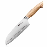 Cangshan Oliv Series 501608 Swedish 14c28n Steel Forged 7" Santoku Knife