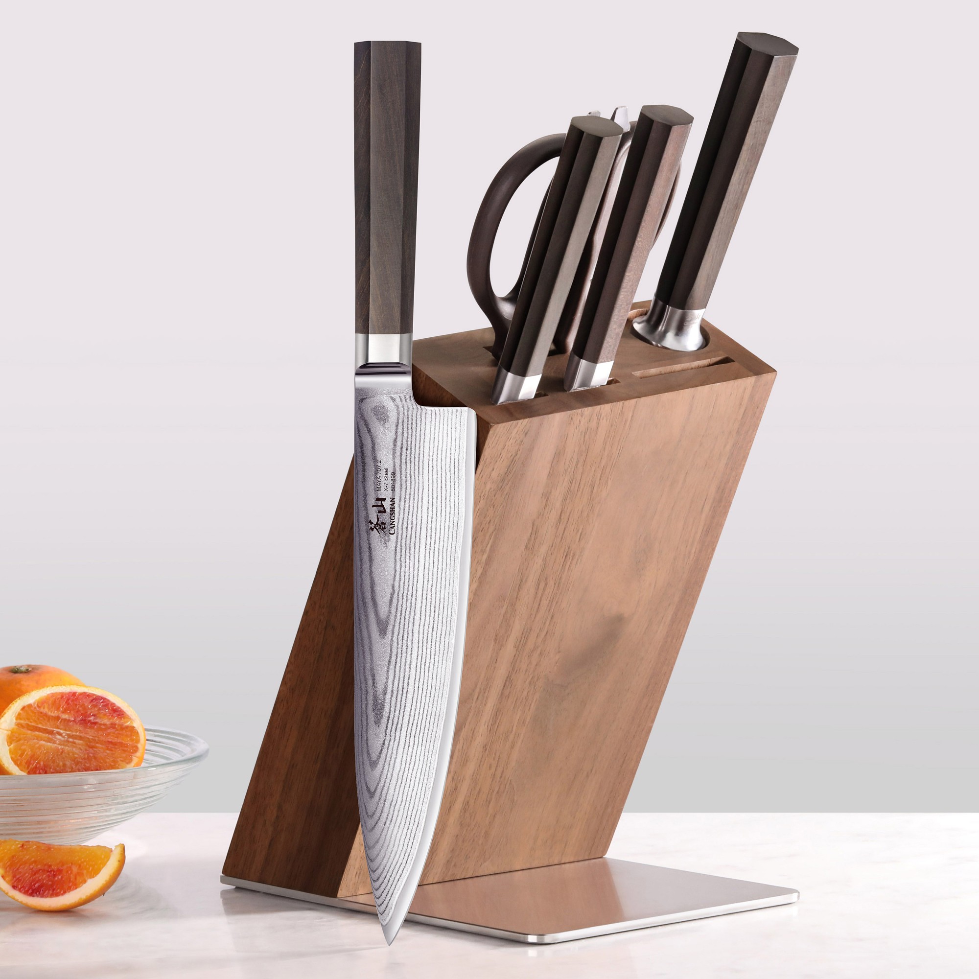 Cangshan Maya Series 6 Piece Knife Block Set