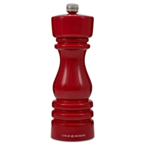 Cole & Mason London Red Gloss Salt & Pepper Mills