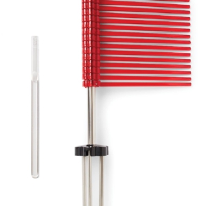 Fox Run Pasta Drying Rack, Collapsible, Red, 12" X 12"