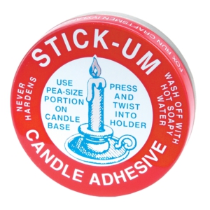 Fox Run Stick Um Candle Adhesive, 0.5 Ounce