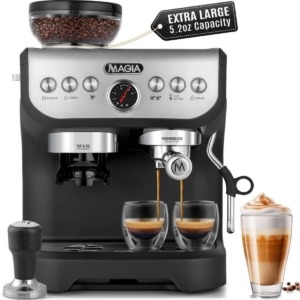 Zulay Kitchen Magia Manual Espresso Machine Sos100