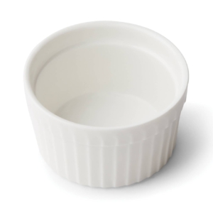 Fox Run Ramekin, White Stoneware, 2.5 Ounce