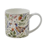 Ulster Weavers Blackthorn Forest Owl Mug/cup (250ml), Bone China Mug, Pheasants Mug/tea Cup, Autumn, Woodland, Wildlife Animals