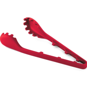 Fox Run 2 In 1 Pasta Serving Tongs, Portion Utensil, 12.25"