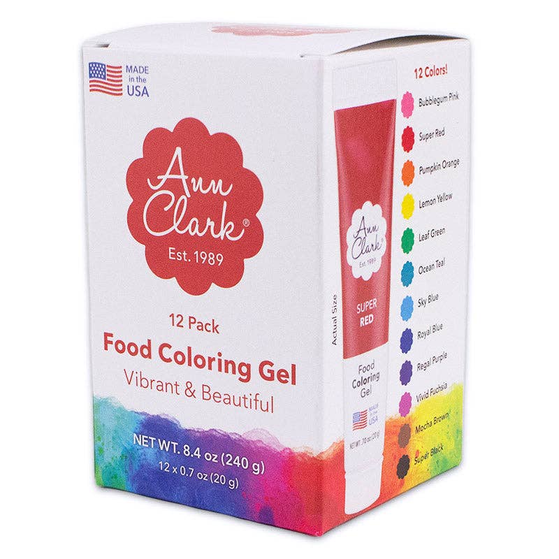 Ann Clark – Ann Clark Food Coloring Gel 12-Pack