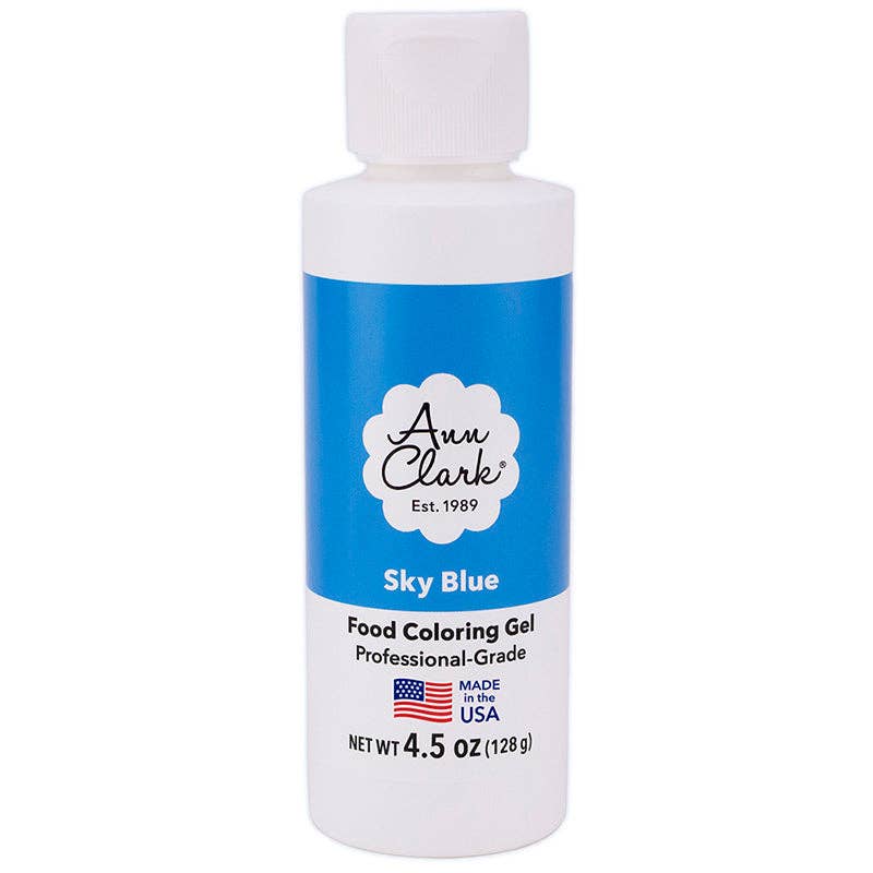 Ann Clark – Ann Clark Sky Blue Food Coloring Gel, Large 4.5 oz. Bottle