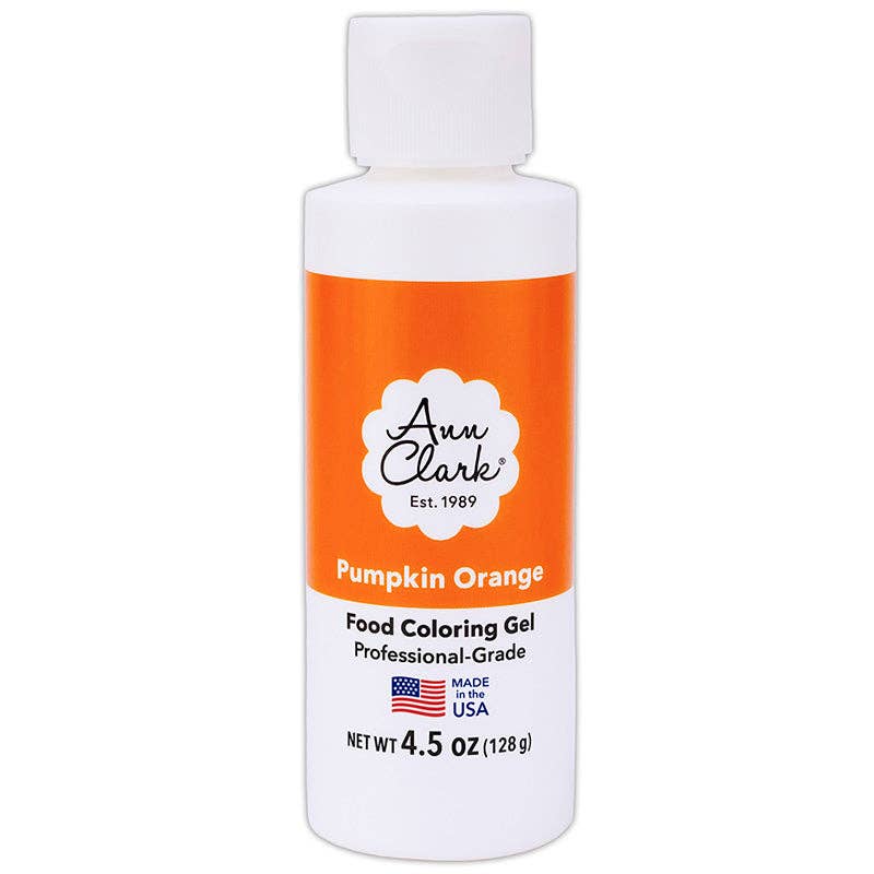 Ann Clark – Pumpkin Orange Food Coloring Gel, 4.5 oz. Bottle