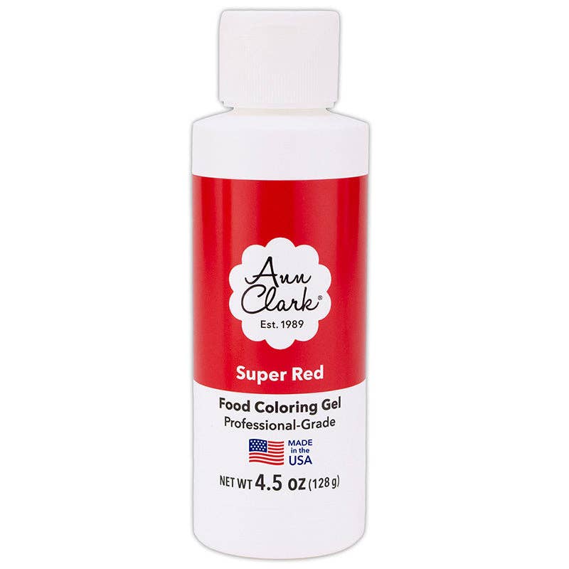 Ann Clark – Ann Clark Super Red Food Coloring Gel, Large 4.5 oz. Bottle