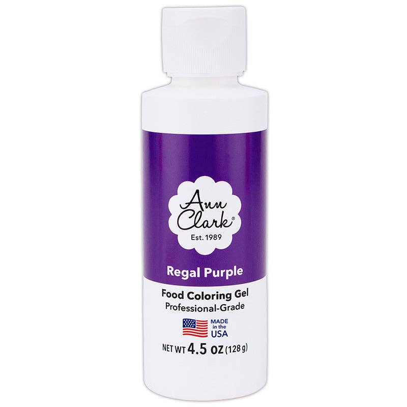 Ann Clark – Regal Purple Food Coloring Gel, Large Bottle