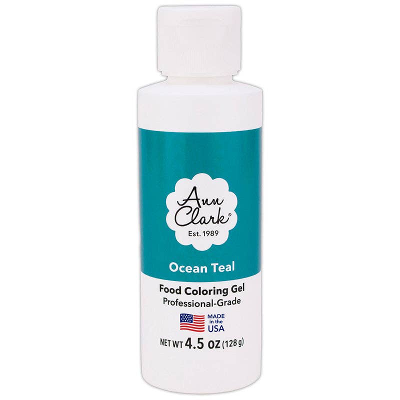 Ann Clark Ann Clark Ocean Teal Food Coloring Gel, Large 4.5 Oz. Bottle