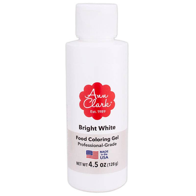 Ann Clark – Ann Clark Bright White Food Coloring Gel Large 4.5 oz Bottle