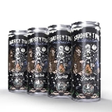 Bones Coffee Company S'morey Time Cold Brew Latte S'mores & Graham Crackers Flavored Coffee | Ready To Drink 100% Cold Brew Coffee Can | Smooth & Sweet Blend Cold Brew Cans | 11 Fl Oz Can