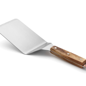 Outset Heavy Duty Grill And Griddle Spatula, Acacia, 14.25"