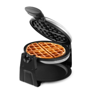 Holstein Housewares 7" Rotary Belgian Waffle Maker Stainless Steel