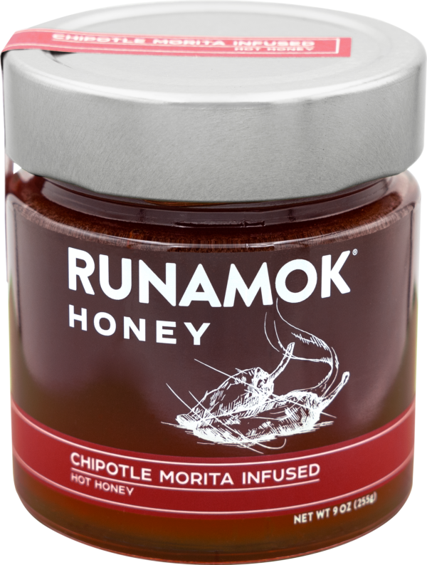 Runamok Chipotle Morita Infused Smoky Hot Honey 9oz