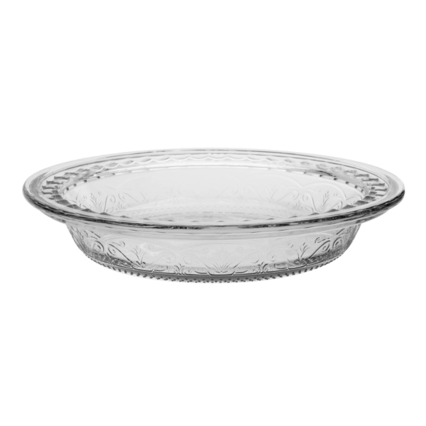 Anchor Hocking Laurel Embossed Pie Dish, 9.25"