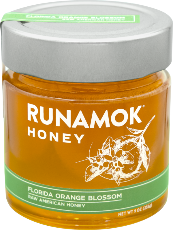 Runamok Florida Orange Blossom Raw American Honey 9oz