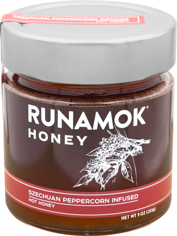 Runamok Szechuan Peppercorn Infused Hot Honey 9oz