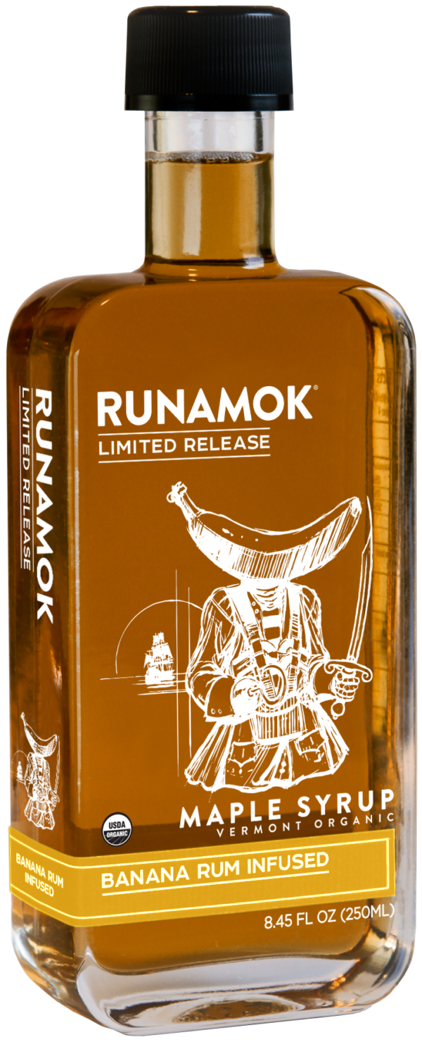 Runamok Banana Rum Infused Maple Syrup 250ml