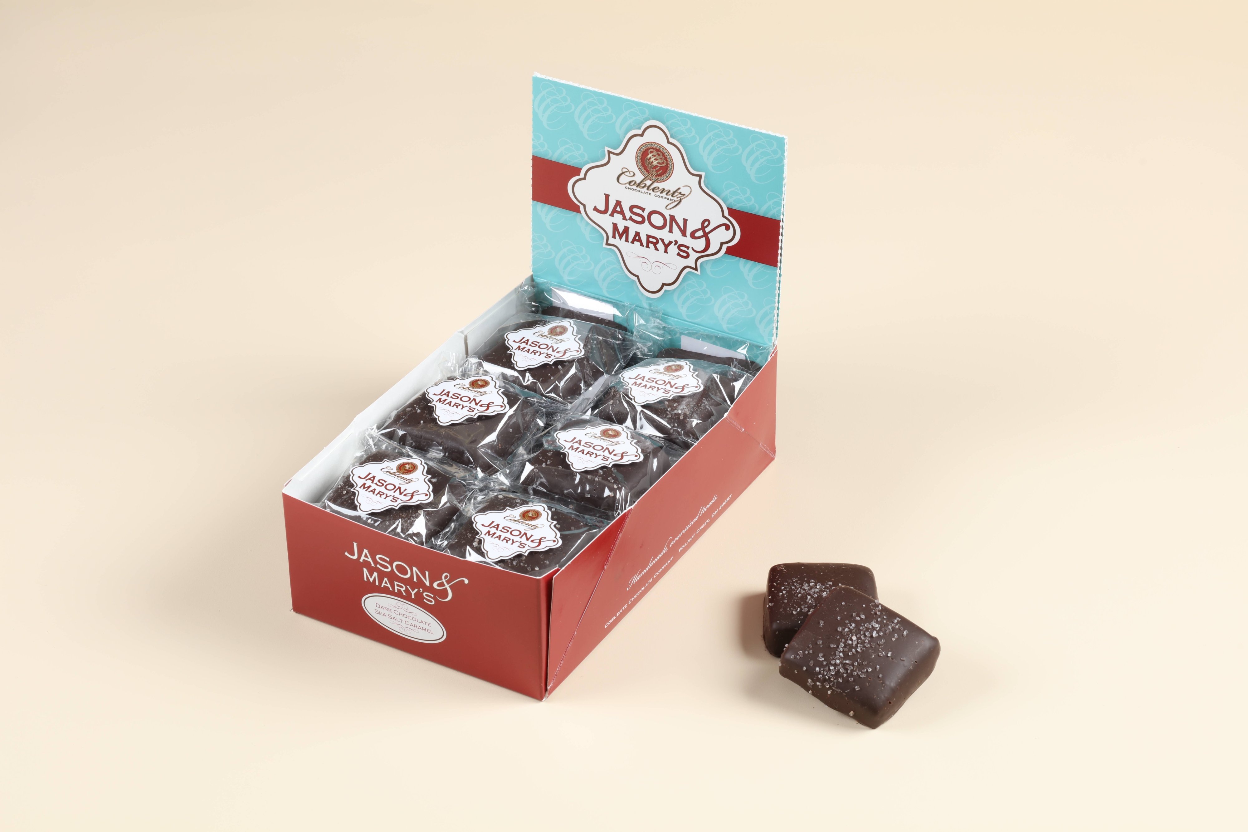 Coblentz Chocolate Company Dark Chocolate Sea Salt Caramels