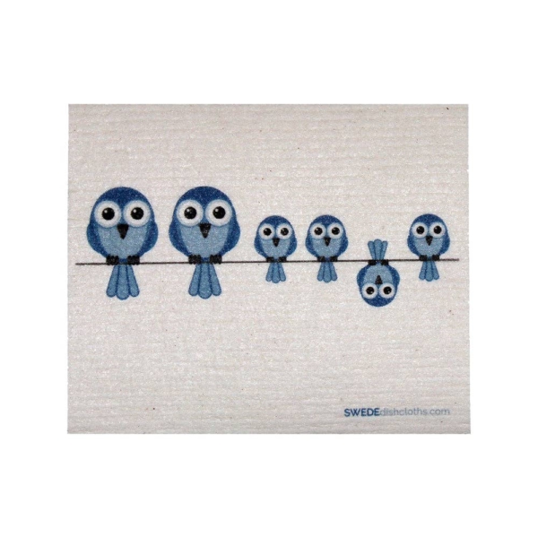 Swededishcloths Bluebirds On Wire