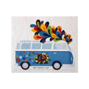 Swededishcloths Flower Power Bus