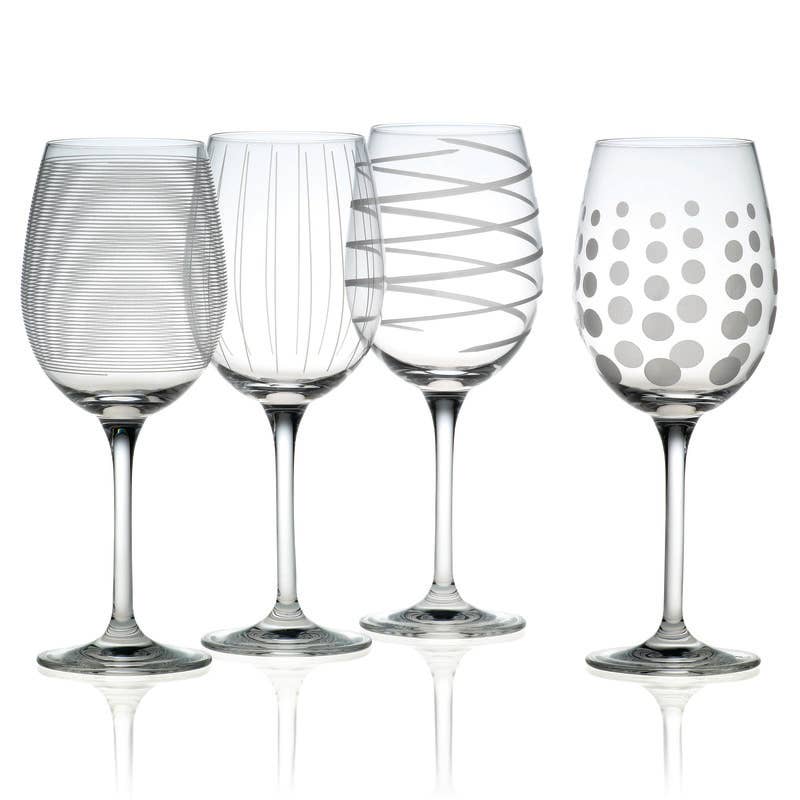 Mikasa Cheers 15.89 Oz White Wine Set Of 4