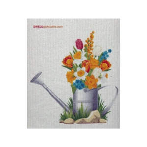 Swededishcloths Flowers In Pail